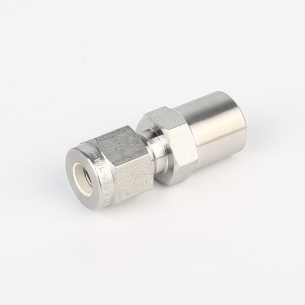 不锈钢外螺纹管对焊接头 316L不锈钢卡套外丝直通接头NPT螺纹转接头减压阀卡套接头 VCR接头 高纯特气微焊接头