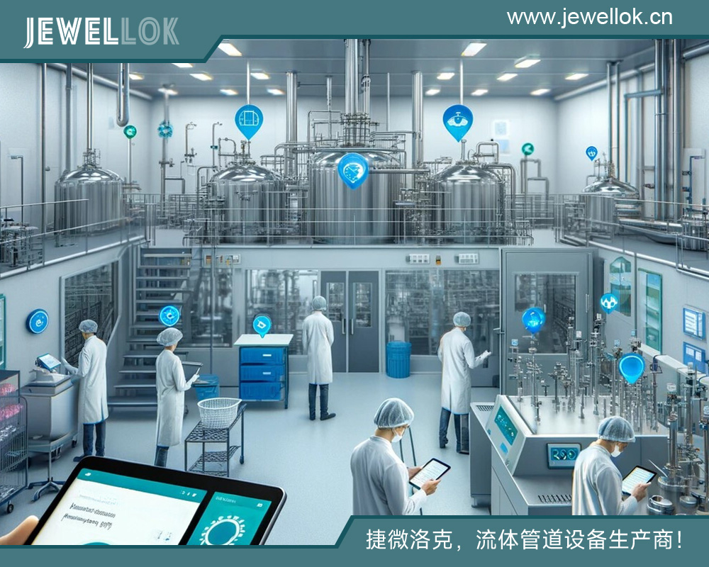 Fluid system control equipment in biopharmaceuticals